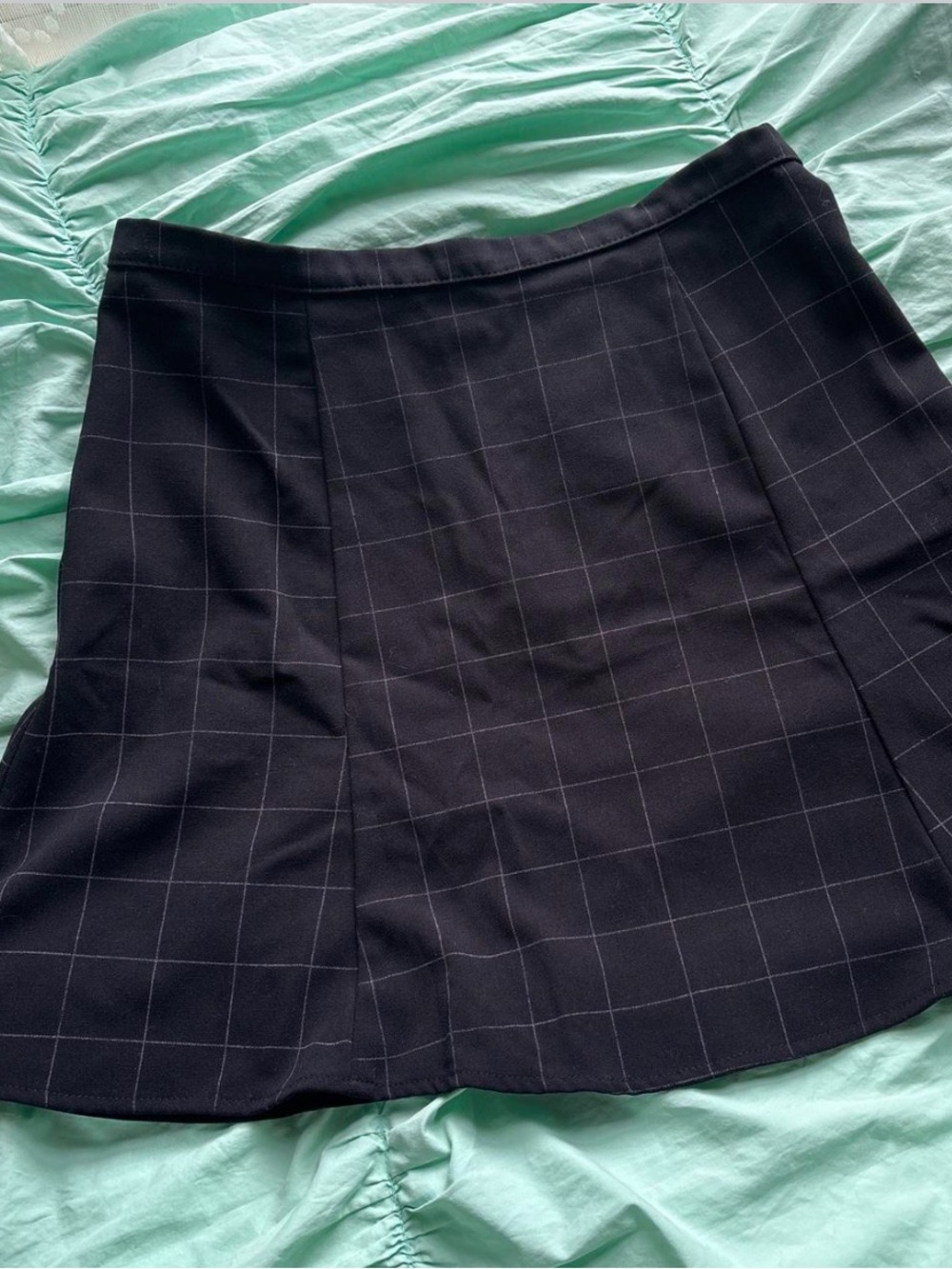 Tumblr 2014 American Apparel grid skirt